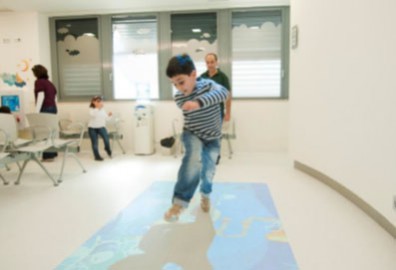 Interactive floor- Lusiadas hospital