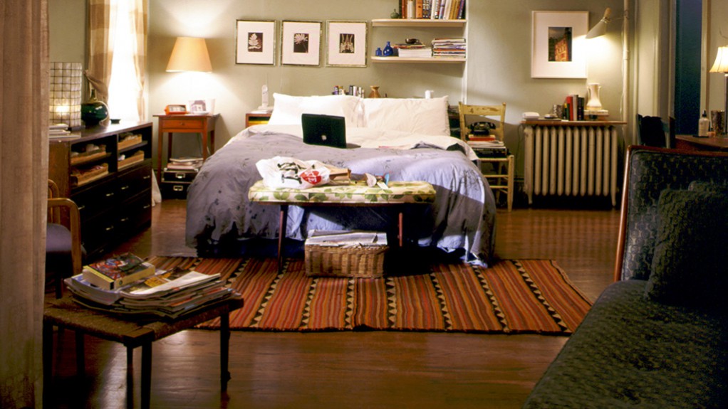 Carrie Bradshaw's Bedroom Sex and the City Set Design Interior Design ideas