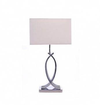 Homes Direct 365 Chrome Lamp Base & Shade