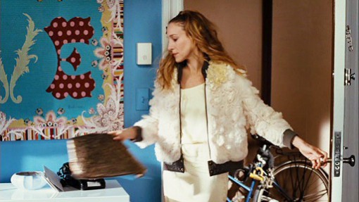 Paul Smith LOVE for the Rug company seen in the foyer of Carrie Bradshaw's apartment in Sex and the City. Set design Interior design inspiration.