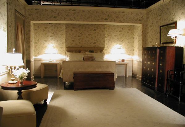 charlotte york's apartment bedroom furniture. set design interior design inspiration