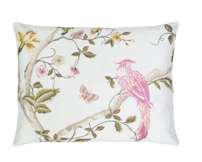 Sex and the City 2 Set Design inspired interior design ideas. Laura Ashley Summer Palace duck egg cushion.