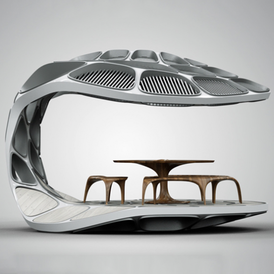 Volu Dining Pavillion for Design Miami 2015