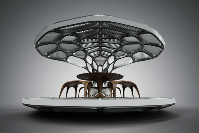 Zaha Hadid Volu Dining Pavillion