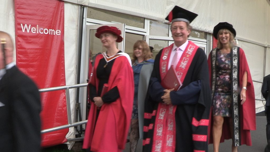 National Design Academy Graduation 2016, Staffordshire University Chancellor Lord Stafford and Vice Chancellor Professor Liz Barnes