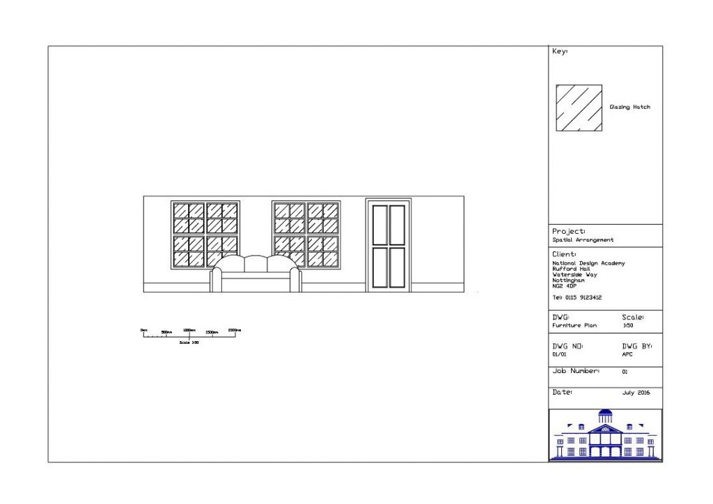 AutoCAD workshop sketch