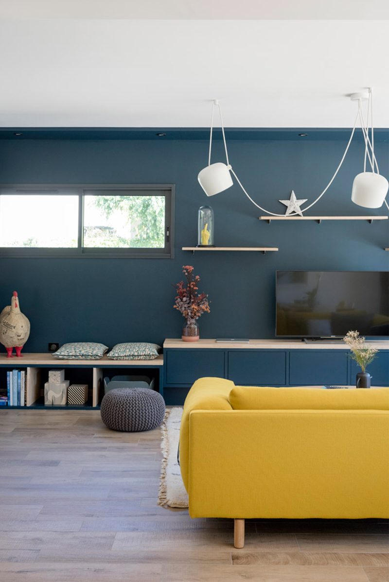 Blue and Yellow Interior Trends