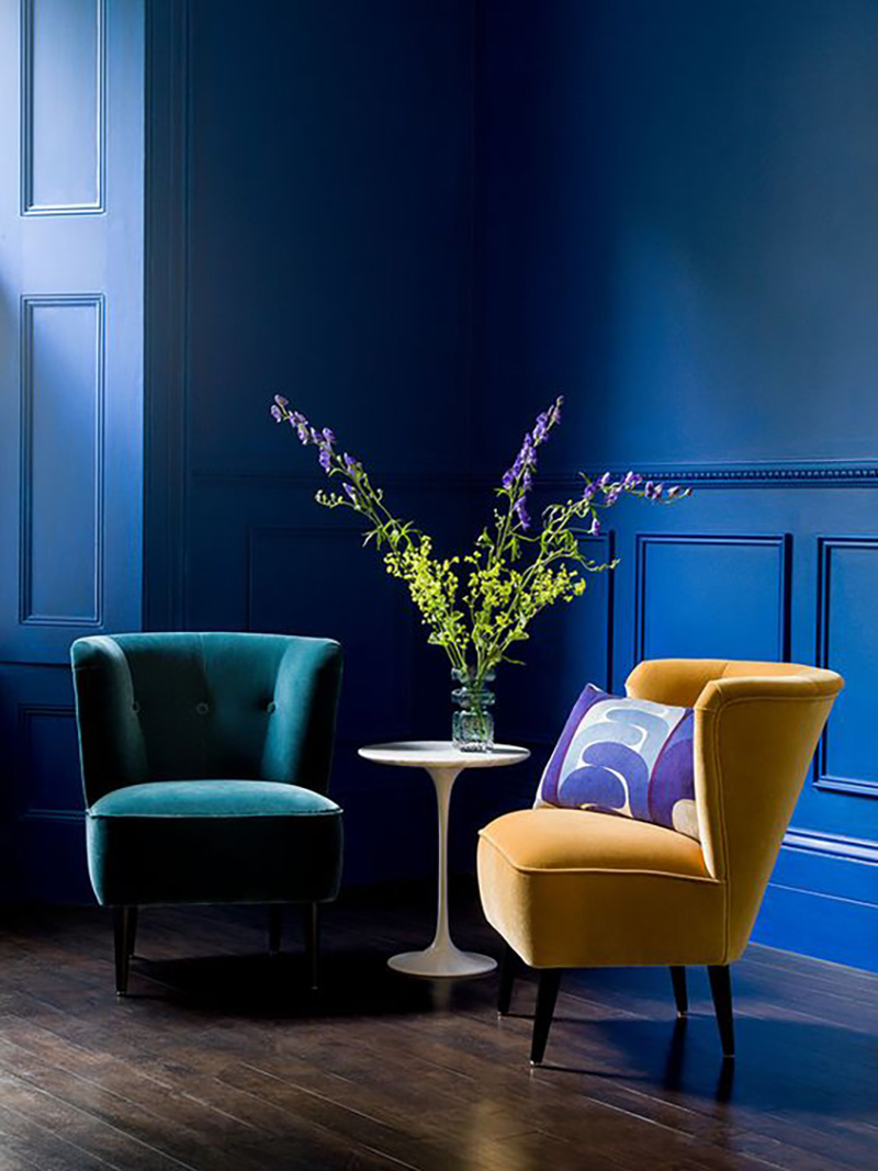 Blue and Yellow Interior Trends