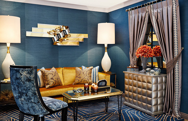 Blue and Yellow Interior Trends