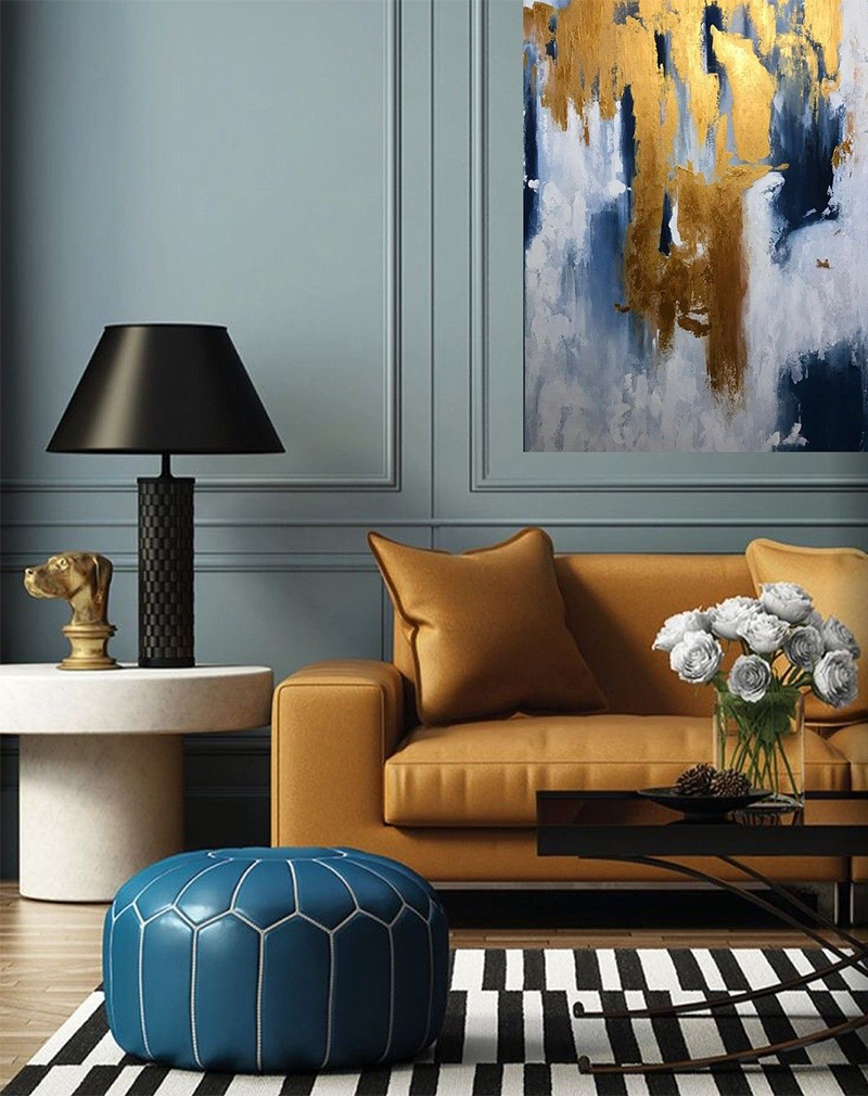 Blue and Yellow Interior Trends