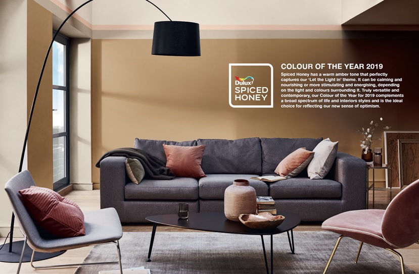 Dulux Colour of the Year 2019: Spiced Honey