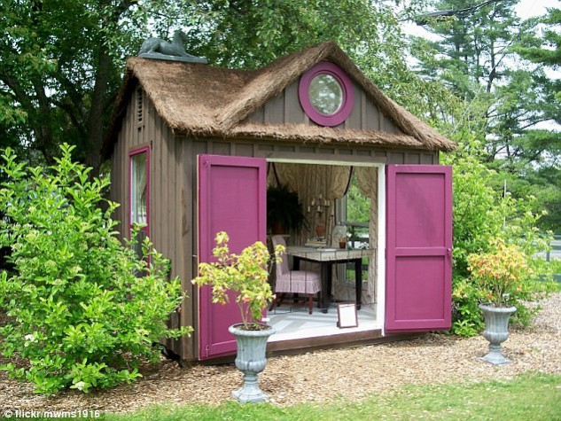 SHE SHED GARDEN SHEDS IDEAS. THE NATIONAL DESIGN ACADEMY IMAGE: @FLICKER/MWMS1916