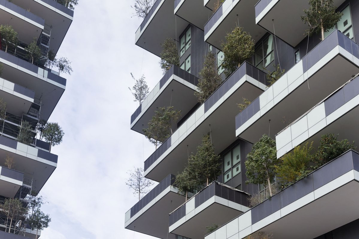 Bosco Verticale Vertical Forest in Milan, Italy by Stefano Boeri Architects