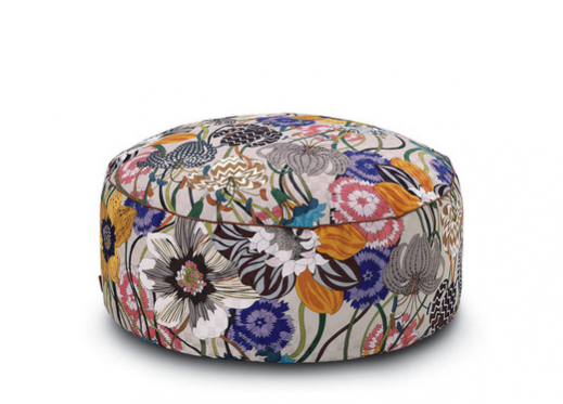 Sex and the City 2 Set Design Interior Design Inspiration. Missoni Home Pallina Pouf available to buy at Amara