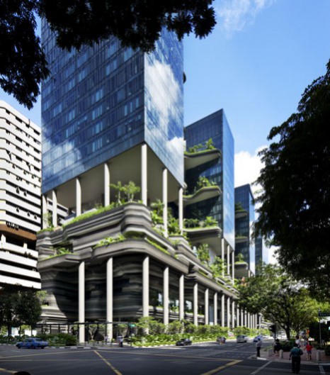 PARKROYAL by WOHA in Singapore. Vertical Garden hotel Design