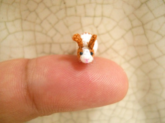 miniture Crocheted  bunny by Su Ami
