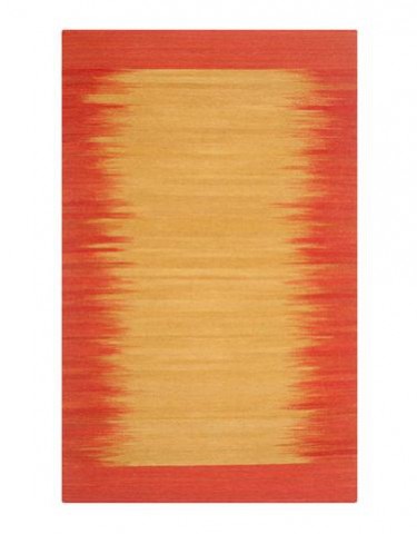 Arabian style bright Joss & Main Cerise wool rug, Sex and the City set design inspired style.