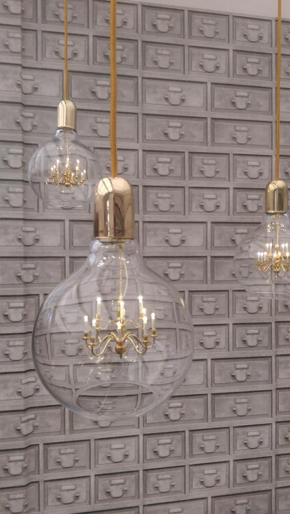 minheart chandelier lamps at Decorex International 2015 Stand.  ST2