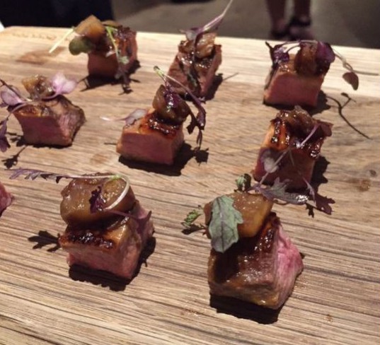 We were welcomed with the most amazing nibbles at this year's Amara Interior Blog Awards 2015.