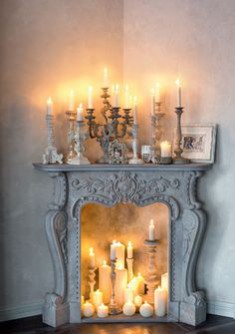 This month's Christmas inspired theme of the month explores the themes of candlelight: image via: www.tidbitsandtwine.com