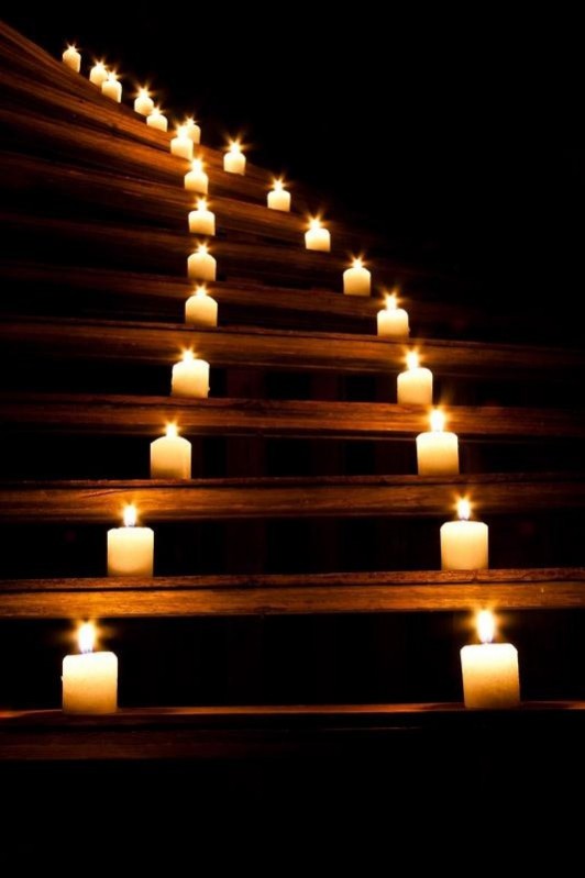 This month's Christmas inspired theme of the month explores the themes of candlelight: image via: www.indulgy.com