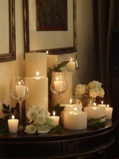 This month's Christmas inspired theme of the month explores the themes of candlelight: image via: www.diyncrafts.com