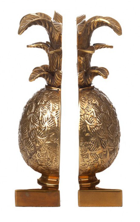The NDA Interior Design Christmas Wishlist 2015: Pineapple brass bookends from House of Hackney