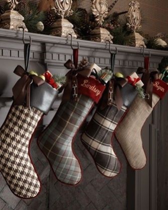 NDA's Crafting at Christmas: How-to Christmas Crafts: A handmade Christmas stocking is the perfect item decoration a fireplace to add a festive touch.