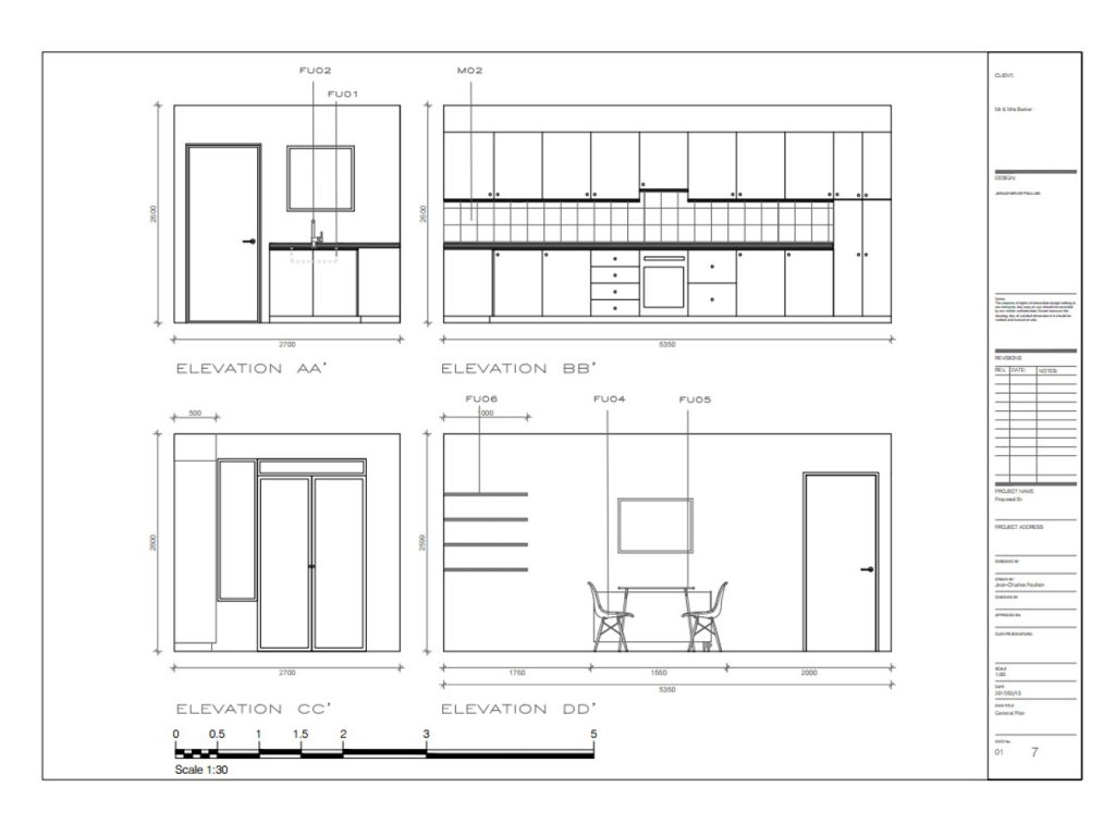 Jean-Charles Poullain - Technical drawing