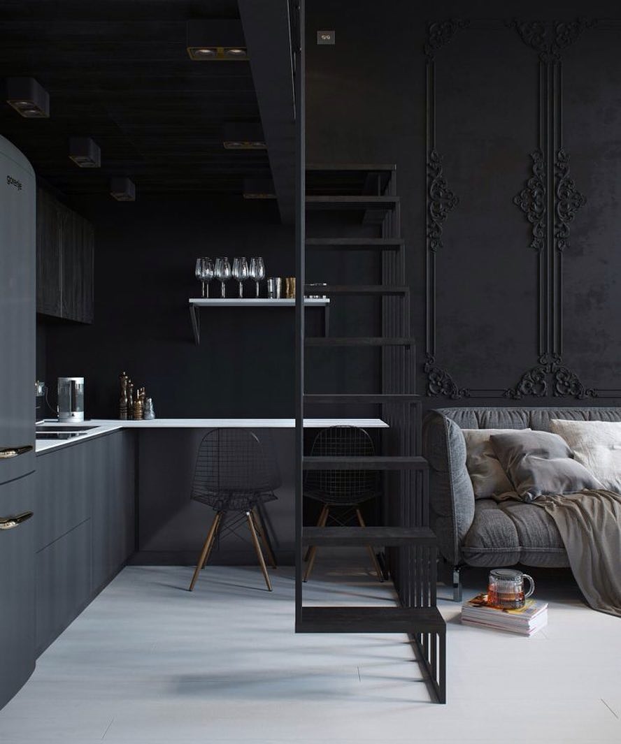 The Rise of Dark Furniture and Finishes in 2017 - Intimidating Interiors - Vol. 2