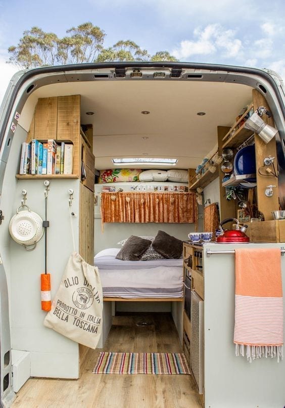 Cramped Campervan Or Affordable Abode, Small Camper Van Bed Ideas
