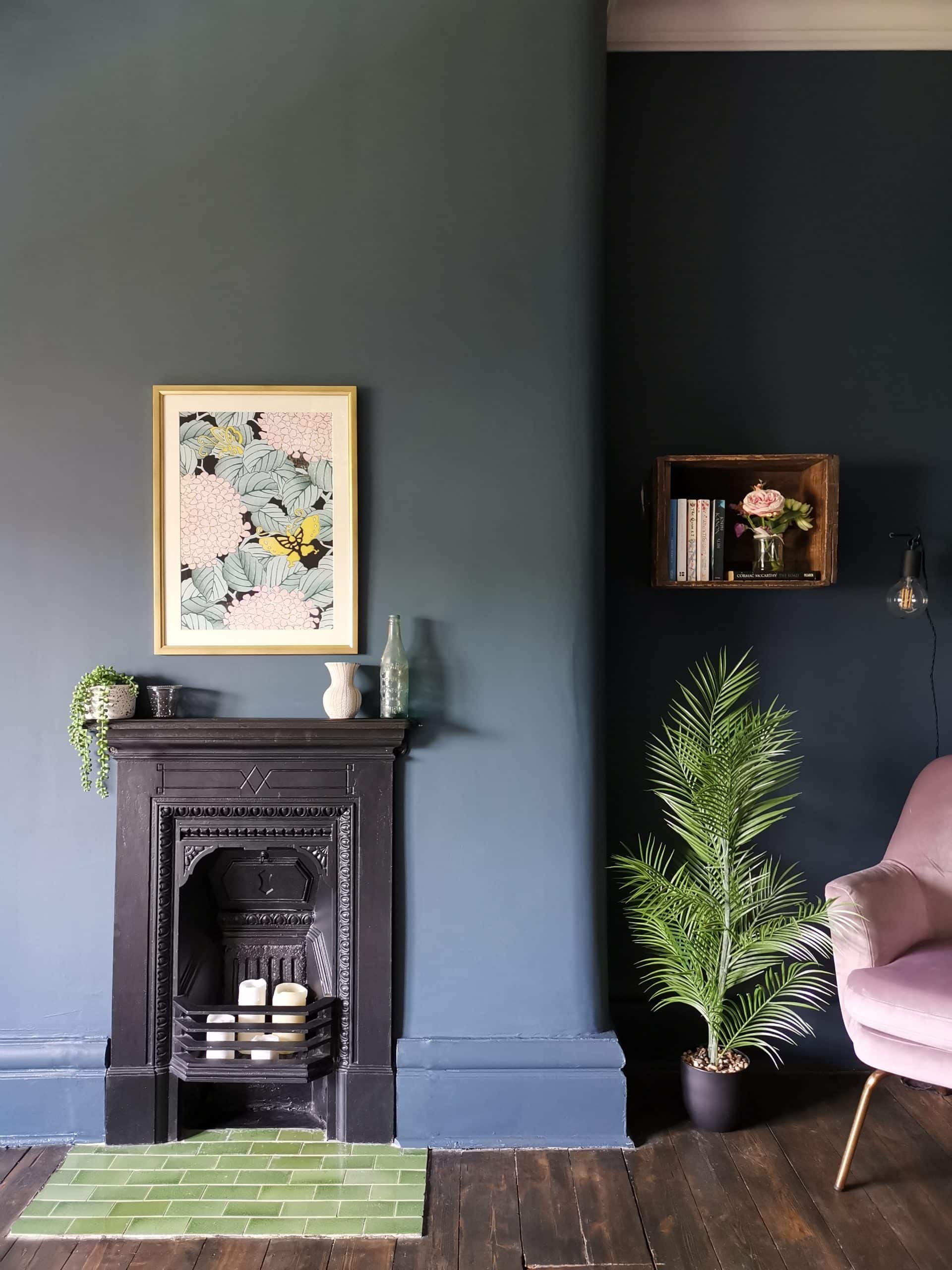 Edwardian master bedroom - fireplace