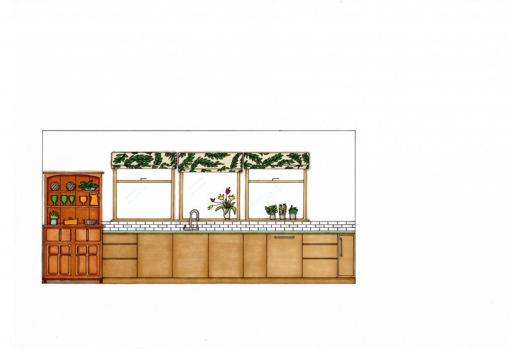 Loscombe Down Kitchen elevation