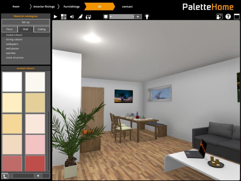 Palette Home app