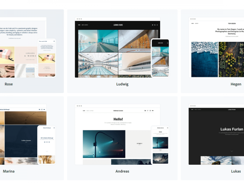 Adobe Portfolio